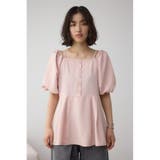 2WAYパフスリーブ配色ペプラムブラウス | AZUL BY MOUSSY | 詳細画像30 