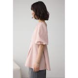 2WAYパフスリーブ配色ペプラムブラウス | AZUL BY MOUSSY | 詳細画像31 