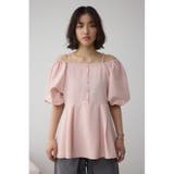 2WAYパフスリーブ配色ペプラムブラウス | AZUL BY MOUSSY | 詳細画像38 