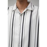 MULTI STRIPE CREPE WEAVE SHIRT | AZUL BY MOUSSY | 詳細画像8