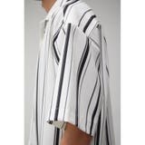MULTI STRIPE CREPE WEAVE SHIRT | AZUL BY MOUSSY | 詳細画像9