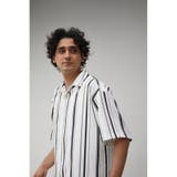 MULTI STRIPE CREPE WEAVE SHIRT | AZUL BY MOUSSY | 詳細画像2