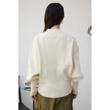 ジップアップニットブルゾン | AZUL BY MOUSSY | 詳細画像6 