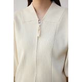 ジップアップニットブルゾン | AZUL BY MOUSSY | 詳細画像7 