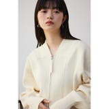 ジップアップニットブルゾン | AZUL BY MOUSSY | 詳細画像1 