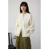 ジップアップニットブルゾン | AZUL BY MOUSSY | 詳細画像2 