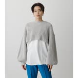 SHORT KNIT SET TOPS 2 | AZUL BY MOUSSY | 詳細画像35
