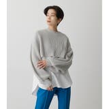 L/GRY1 | SHORT KNIT SET TOPS 2 | AZUL BY MOUSSY