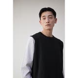SHIRT LAYERED KNIT TOPS | AZUL BY MOUSSY | 詳細画像12
