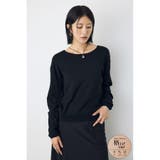 BLK | 格上げ2WAYネックニット | AZUL BY MOUSSY