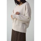 IVOY3 | Vネックアソートカラーニットプルオーバー | AZUL BY MOUSSY