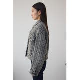 ツイードフリンジジャケット | AZUL BY MOUSSY | 詳細画像5