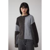 コンビネーションバイカラーニット | AZUL BY MOUSSY | 詳細画像14 