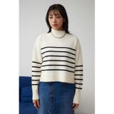 ハイネックアソートカラーニットプルオーバー | AZUL BY MOUSSY | 詳細画像4