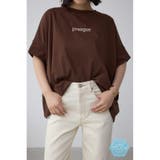 BRN | C/T冷感ロゴシシュウTシャツ | AZUL BY MOUSSY
