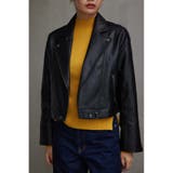 フェイクレザーライダース | AZUL BY MOUSSY | 詳細画像1