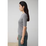 ハーフスリーブクルーネックニット | AZUL BY MOUSSY | 詳細画像39