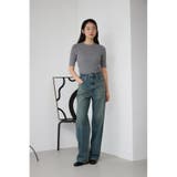 ハーフスリーブクルーネックニット | AZUL BY MOUSSY | 詳細画像37