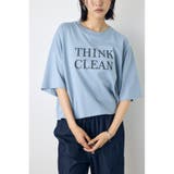 ドロップショルダーロゴ5分袖Tシャツ | AZUL BY MOUSSY | 詳細画像22 