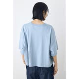 ドロップショルダーロゴ5分袖Tシャツ | AZUL BY MOUSSY | 詳細画像24 