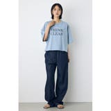 ドロップショルダーロゴ5分袖Tシャツ | AZUL BY MOUSSY | 詳細画像25 