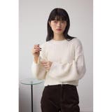 ドロストリングスパンコールラメニット | AZUL BY MOUSSY | 詳細画像3