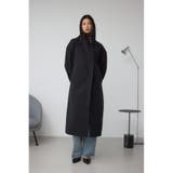 B-HEAT スタンドカラージップロングコート | AZUL BY MOUSSY | 詳細画像4 