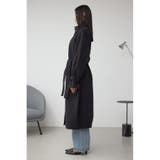 B-HEAT スタンドカラージップロングコート | AZUL BY MOUSSY | 詳細画像6 
