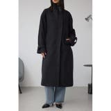 BLK | B-HEAT スタンドカラージップロングコート | AZUL BY MOUSSY