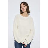 IVOY3 | 畔編みリラックスニットトップス | AZUL BY MOUSSY