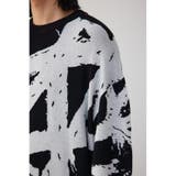 アブストラクトオーバーサイズニット | AZUL BY MOUSSY | 詳細画像18