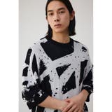 アブストラクトオーバーサイズニット | AZUL BY MOUSSY | 詳細画像11