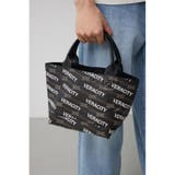 柄BLK5 | 総柄ロゴミニトートバッグ | AZUL BY MOUSSY