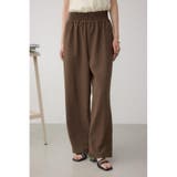 BRN | ウエストイージーワイドパンツ | AZUL BY MOUSSY