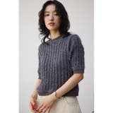 スプリングシャギー5分袖ニット | AZUL BY MOUSSY | 詳細画像21 