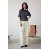スプリングシャギー5分袖ニット | AZUL BY MOUSSY | 詳細画像23 