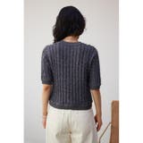 スプリングシャギー5分袖ニット | AZUL BY MOUSSY | 詳細画像26 