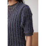 スプリングシャギー5分袖ニット | AZUL BY MOUSSY | 詳細画像28 