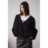 Vネックフリンジスウェッターニット | AZUL BY MOUSSY | 詳細画像3 