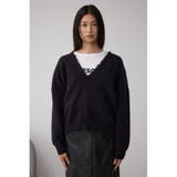 Vネックフリンジスウェッターニット | AZUL BY MOUSSY | 詳細画像5 