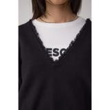 Vネックフリンジスウェッターニット | AZUL BY MOUSSY | 詳細画像8 