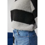 シャギーボーダープルオーバー | AZUL BY MOUSSY | 詳細画像22 