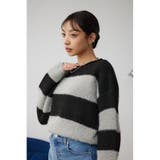 シャギーボーダープルオーバー | AZUL BY MOUSSY | 詳細画像12 