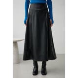 レザーフレアスカート | AZUL BY MOUSSY | 詳細画像5