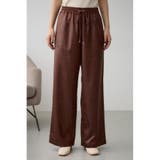 レザーライクリラックスワイドパンツ | AZUL BY MOUSSY | 詳細画像17