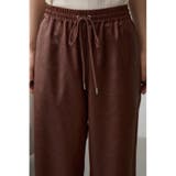 レザーライクリラックスワイドパンツ | AZUL BY MOUSSY | 詳細画像20