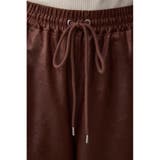 レザーライクリラックスワイドパンツ | AZUL BY MOUSSY | 詳細画像23