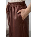 レザーライクリラックスワイドパンツ | AZUL BY MOUSSY | 詳細画像22