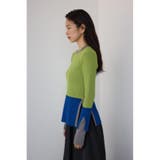 カラーブロッキングリブニット | AZUL BY MOUSSY | 詳細画像27