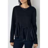 ベロアフリルヘムカットトップス | AZUL BY MOUSSY | 詳細画像1 